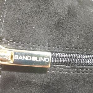 BANDOLINO Black  leather Boots size 7